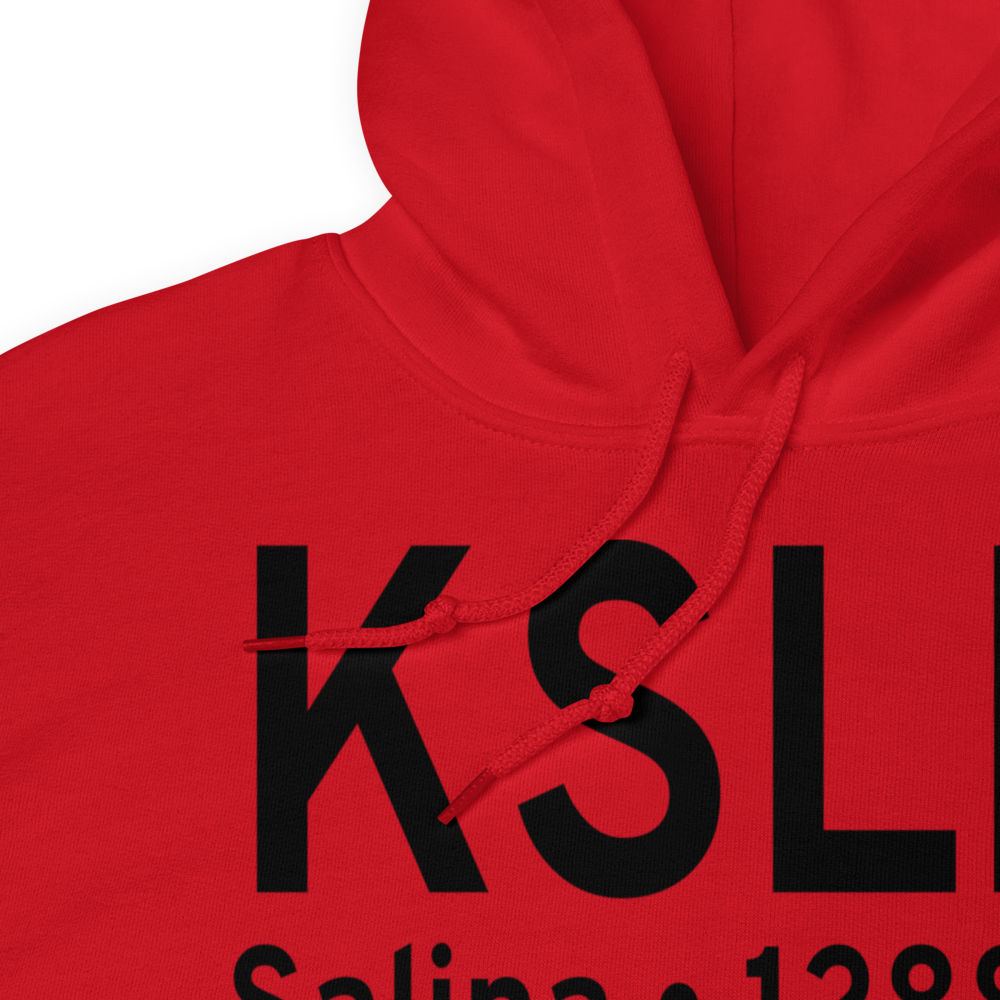 Salina Municipal Airport (KSLN) ICAO Hoodie Sweatshirt 