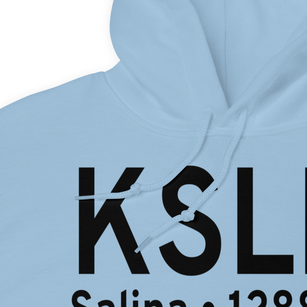 Salina Municipal Airport (KSLN) ICAO Hoodie Sweatshirt 