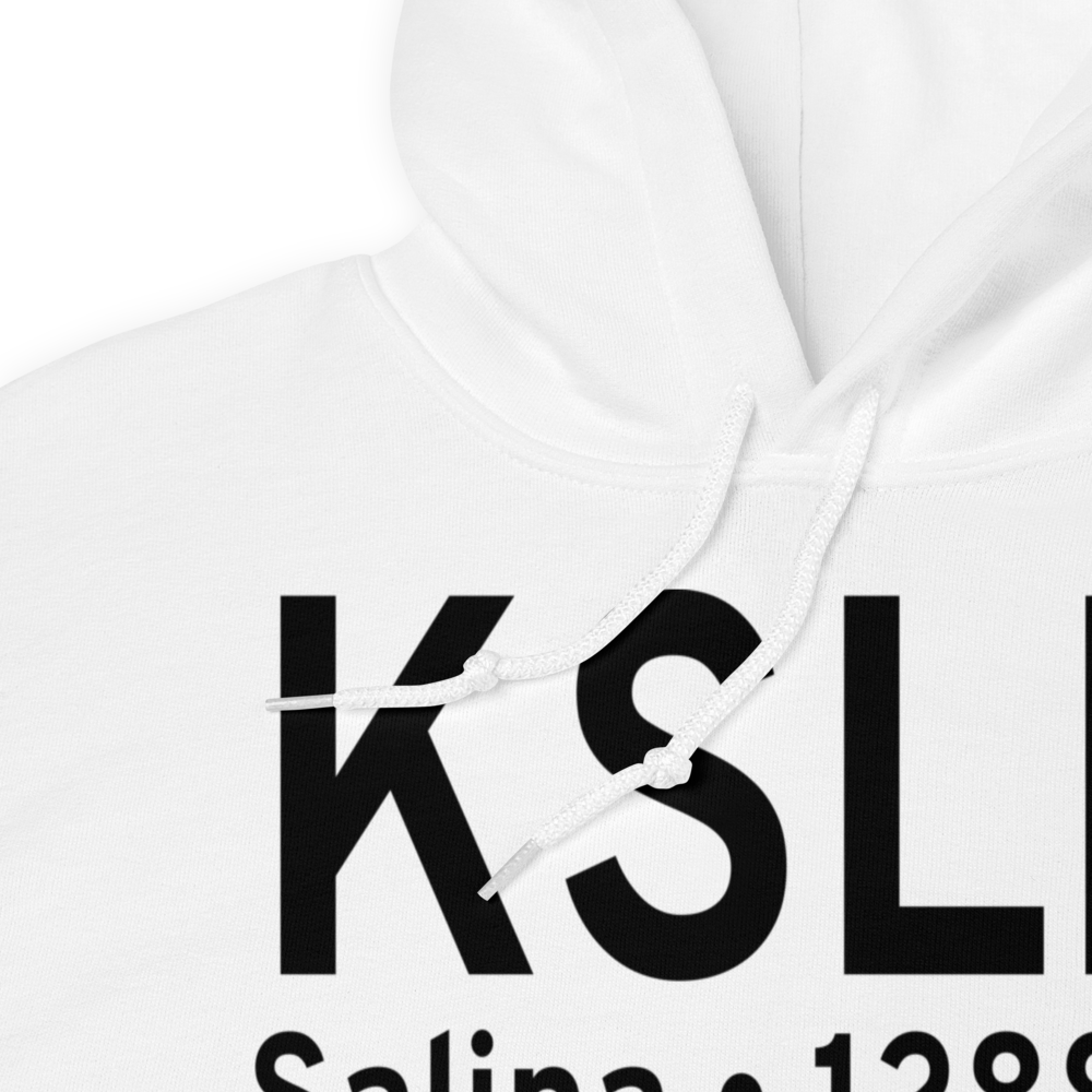 Salina Municipal Airport (KSLN) ICAO Hoodie Sweatshirt 