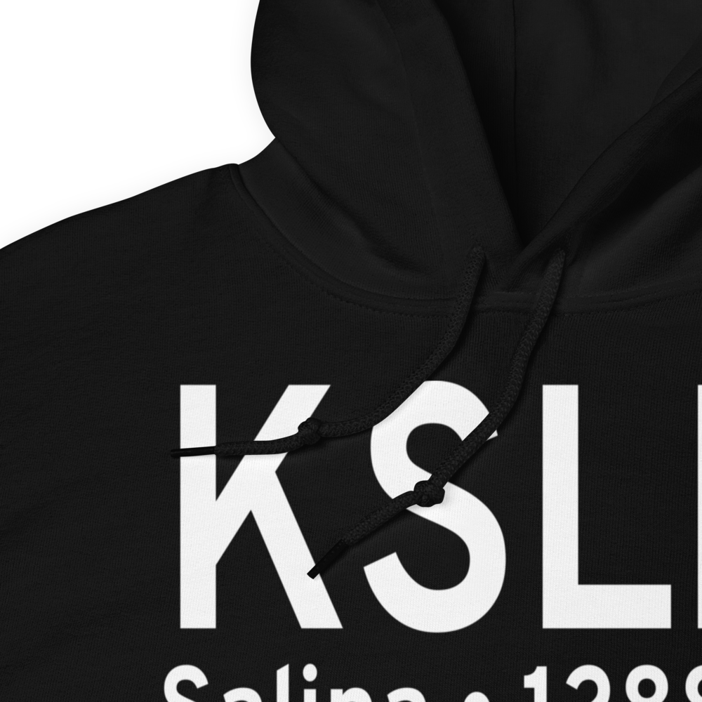 Salina Municipal Airport (KSLN) ICAO Hoodie Sweatshirt 