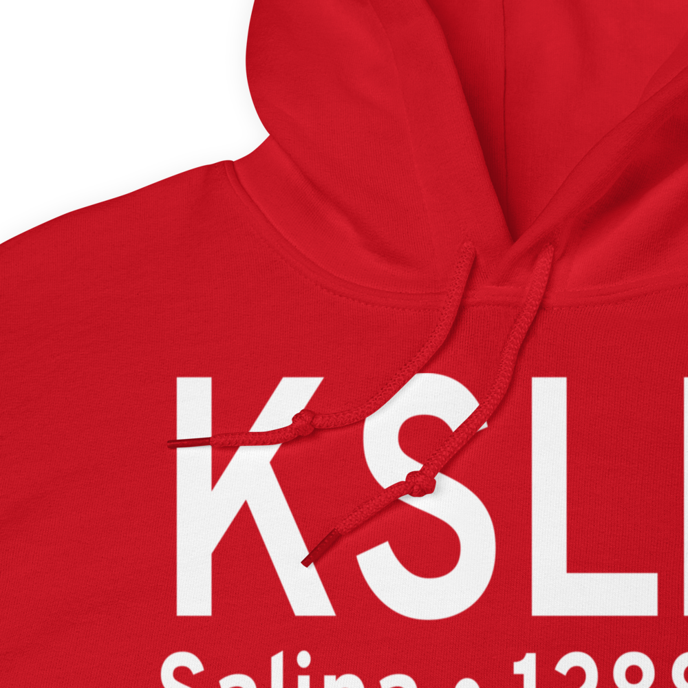 Salina Municipal Airport (KSLN) ICAO Hoodie Sweatshirt 