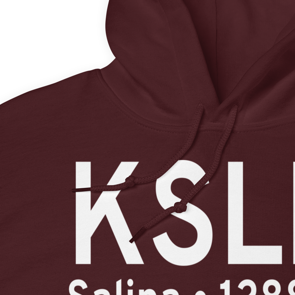 Salina Municipal Airport (KSLN) ICAO Hoodie Sweatshirt 