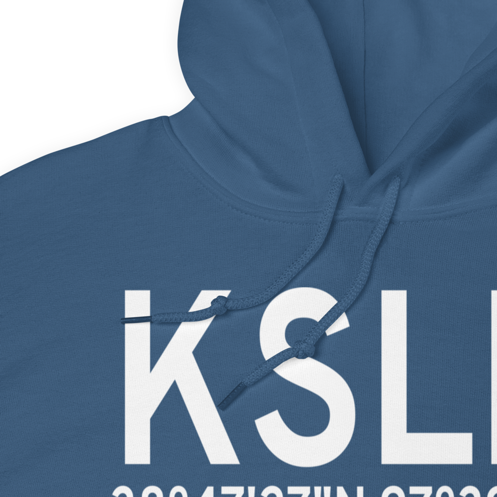 Salina Municipal Airport (KSLN) ICAO Hoodie Sweatshirt 