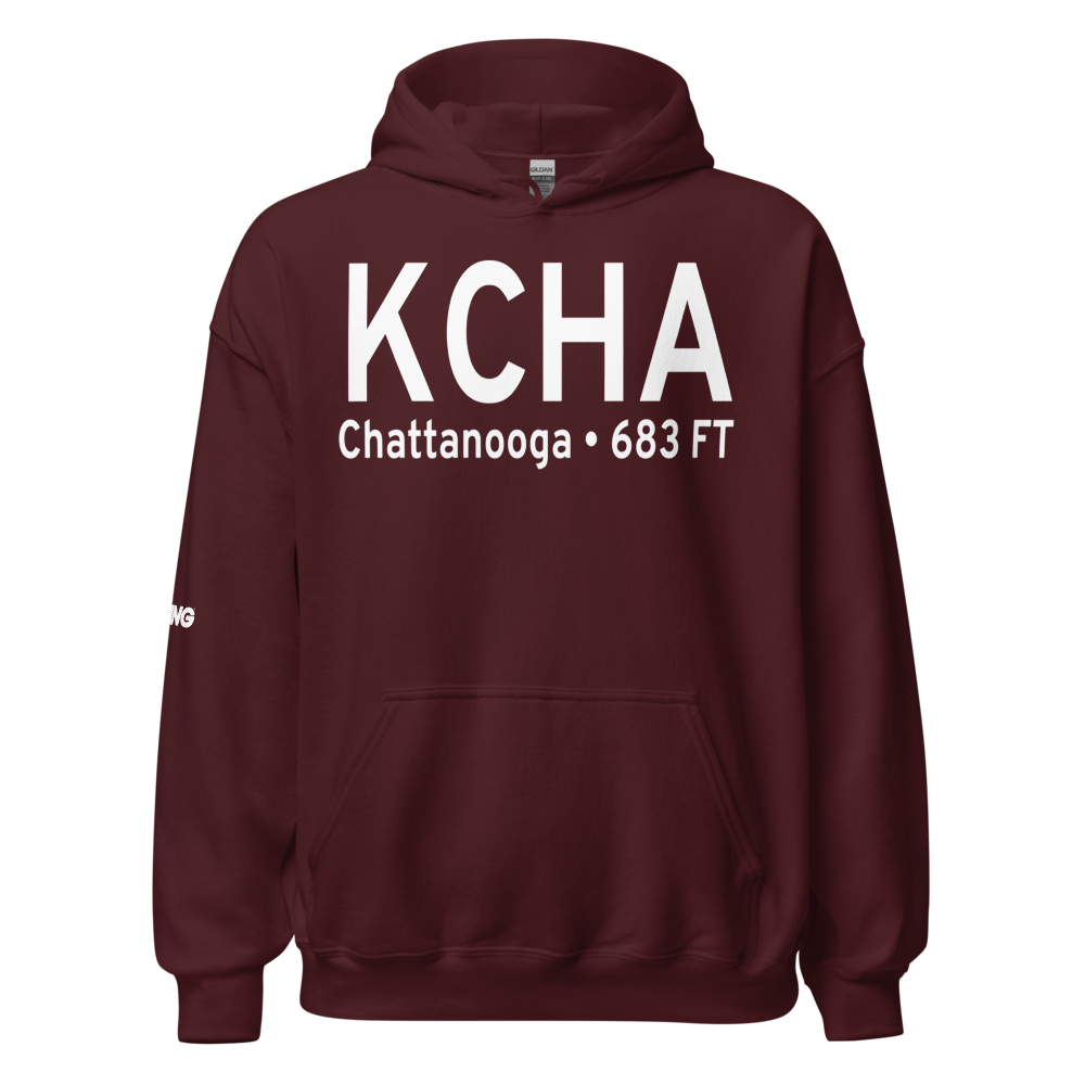 Lovell Field (KCHA) ICAO Hoodie Sweatshirt 