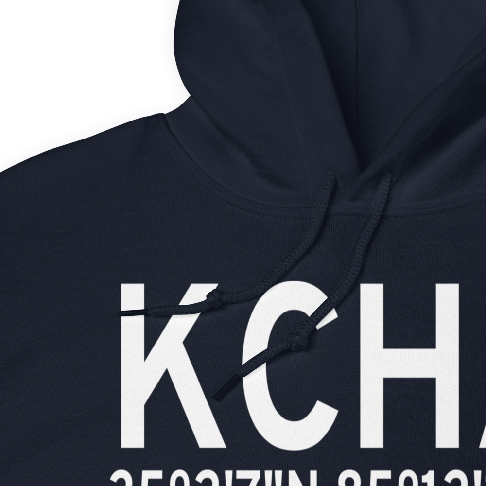 Lovell Field (KCHA) ICAO Hoodie Sweatshirt 