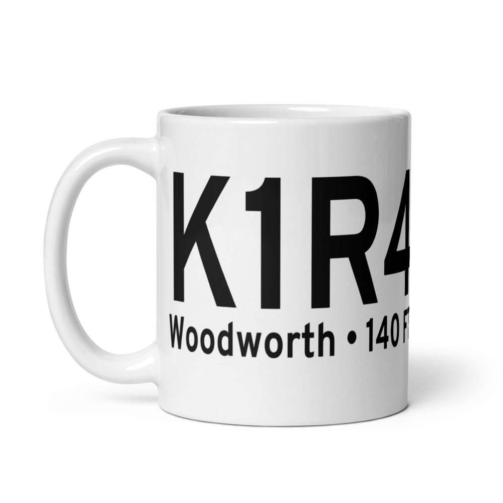 Woodworth Airport (K1R4) ICAO Mug 