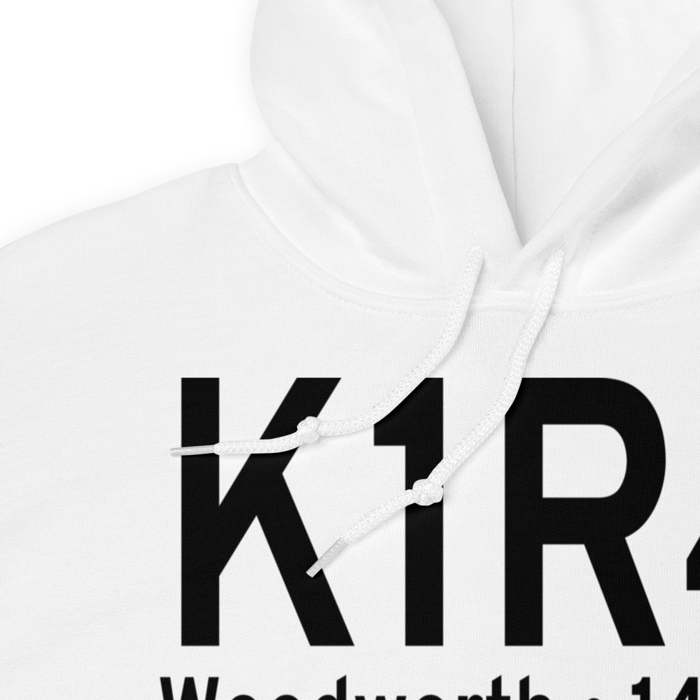 Woodworth Airport (K1R4) ICAO Hoodie Sweatshirt 