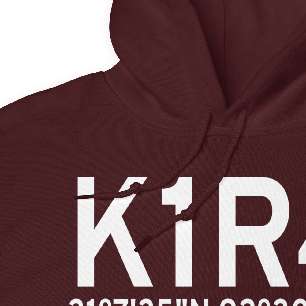 Woodworth Airport (K1R4) ICAO Hoodie Sweatshirt 