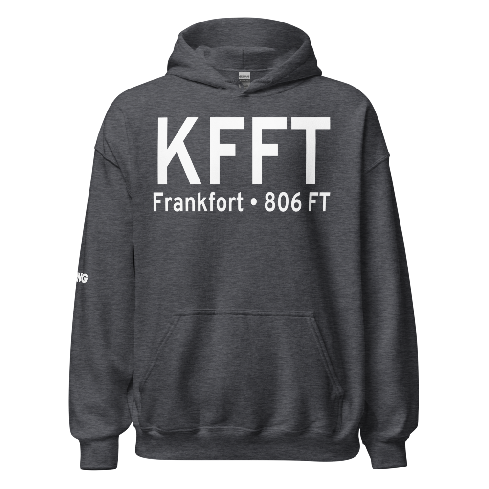 Capital City Airport (KFFT) ICAO Hoodie Sweatshirt 