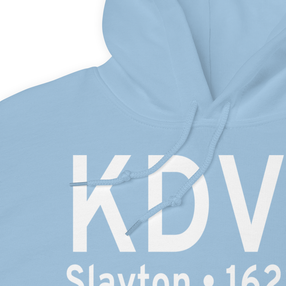Slayton Municipal Airport (KDVP) ICAO Hoodie Sweatshirt 