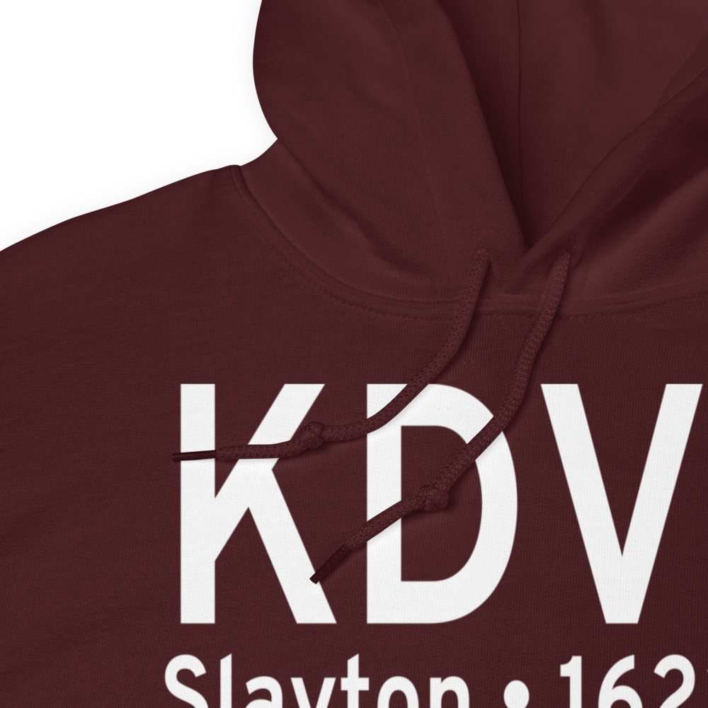 Slayton Municipal Airport (KDVP) ICAO Hoodie Sweatshirt 