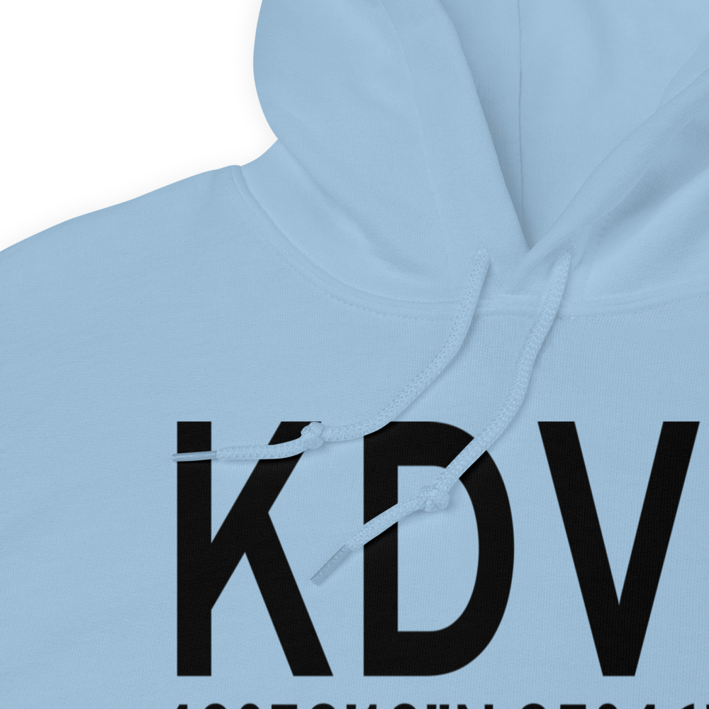 Slayton Municipal Airport (KDVP) ICAO Hoodie Sweatshirt 