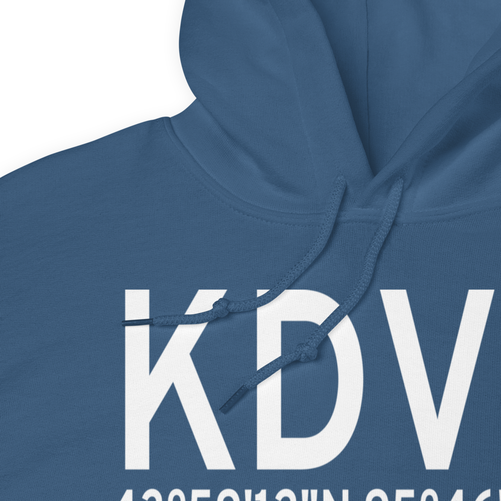 Slayton Municipal Airport (KDVP) ICAO Hoodie Sweatshirt 
