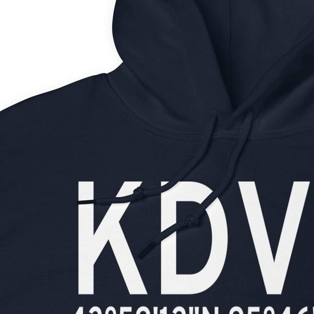 Slayton Municipal Airport (KDVP) ICAO Hoodie Sweatshirt 