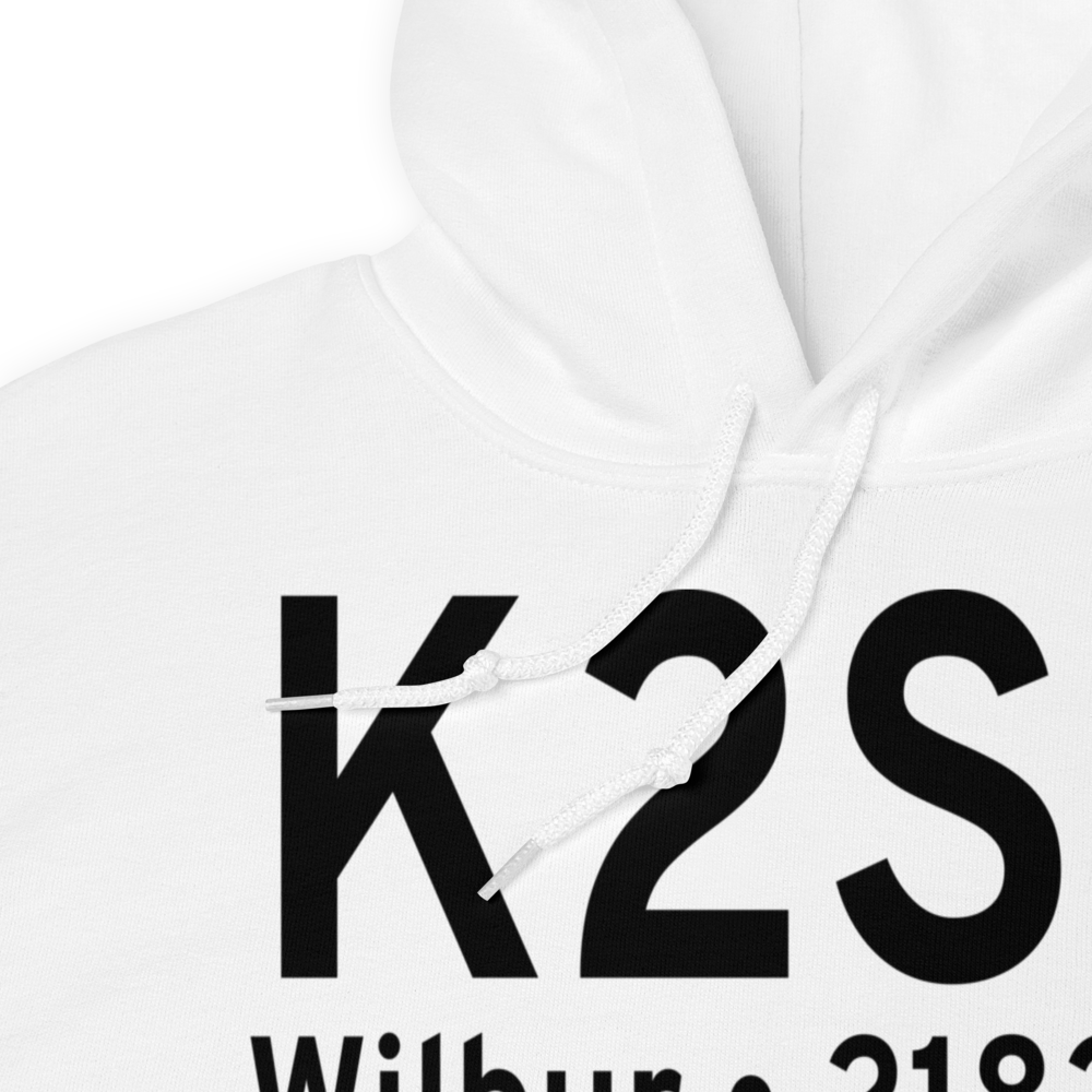 Wilbur Airport (K2S8) ICAO Hoodie Sweatshirt 