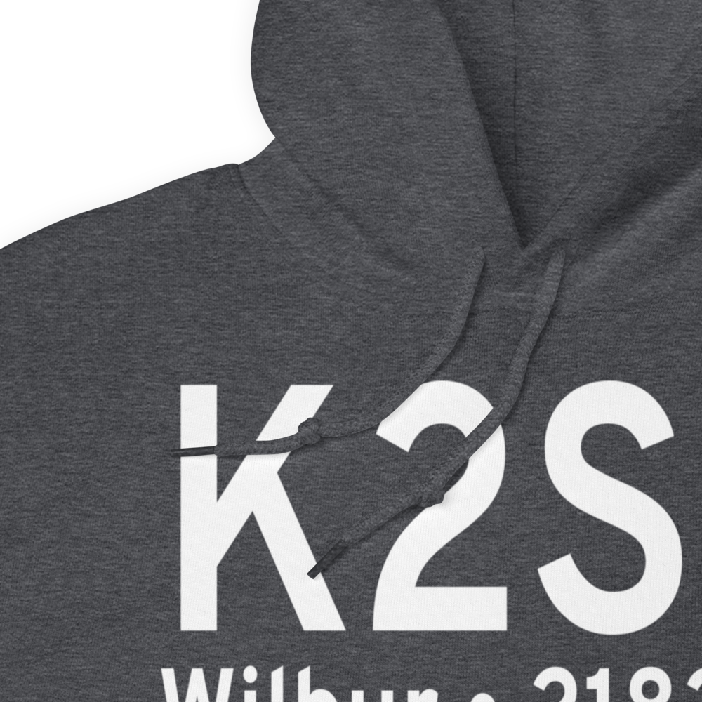 Wilbur Airport (K2S8) ICAO Hoodie Sweatshirt 