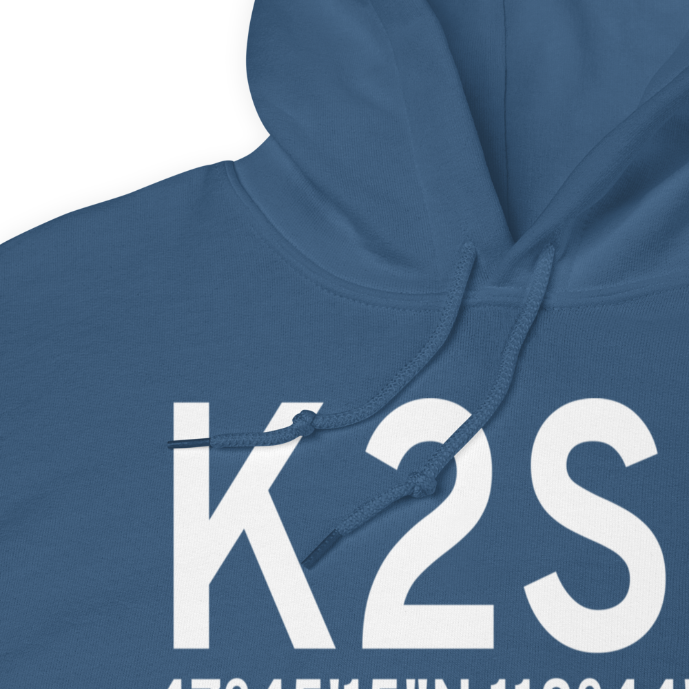 Wilbur Airport (K2S8) ICAO Hoodie Sweatshirt 