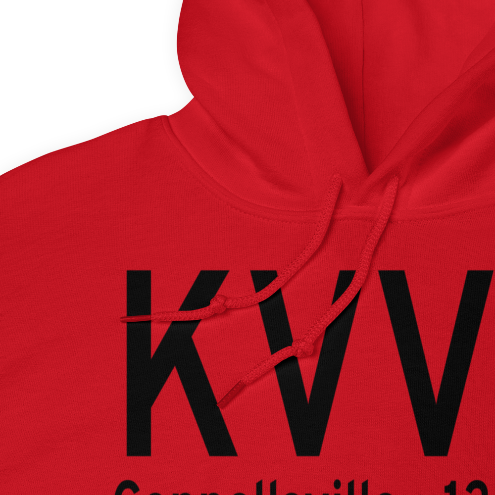 Joseph A. Hardy Connellsville Airport (KVVS) ICAO Hoodie Sweatshirt 
