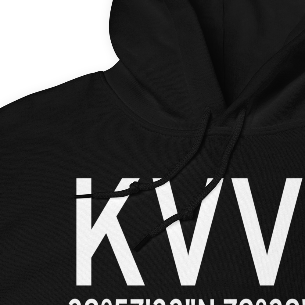 Joseph A. Hardy Connellsville Airport (KVVS) ICAO Hoodie Sweatshirt 