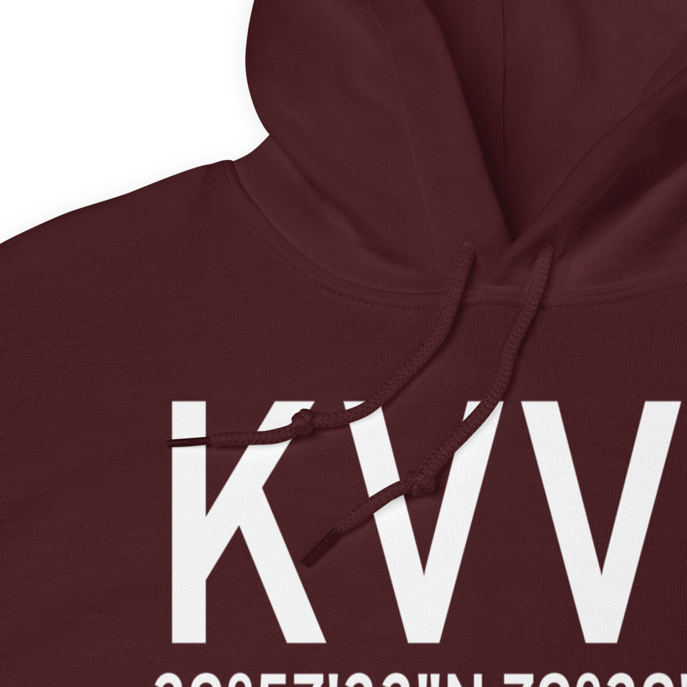Joseph A. Hardy Connellsville Airport (KVVS) ICAO Hoodie Sweatshirt 
