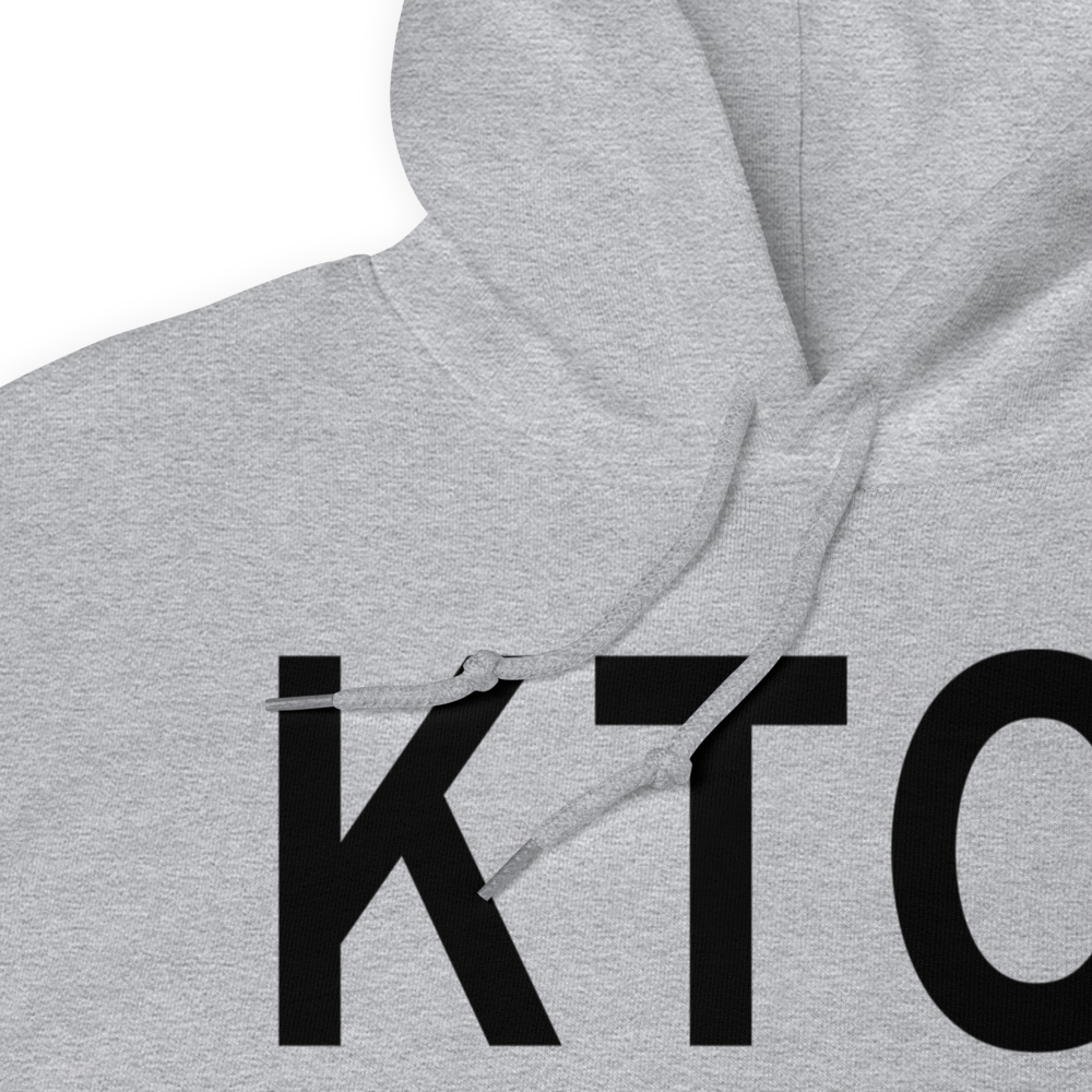 Troy Municipal Airport at N Kenneth Campbell Field (KTOI) ICAO Hoodie Sweatshirt 