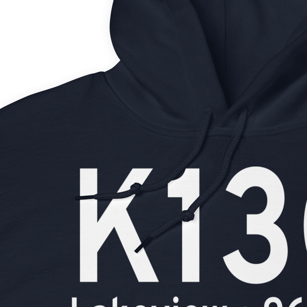 Lakeview-Airport-Griffith Field (K13C) ICAO Hoodie Sweatshirt 
