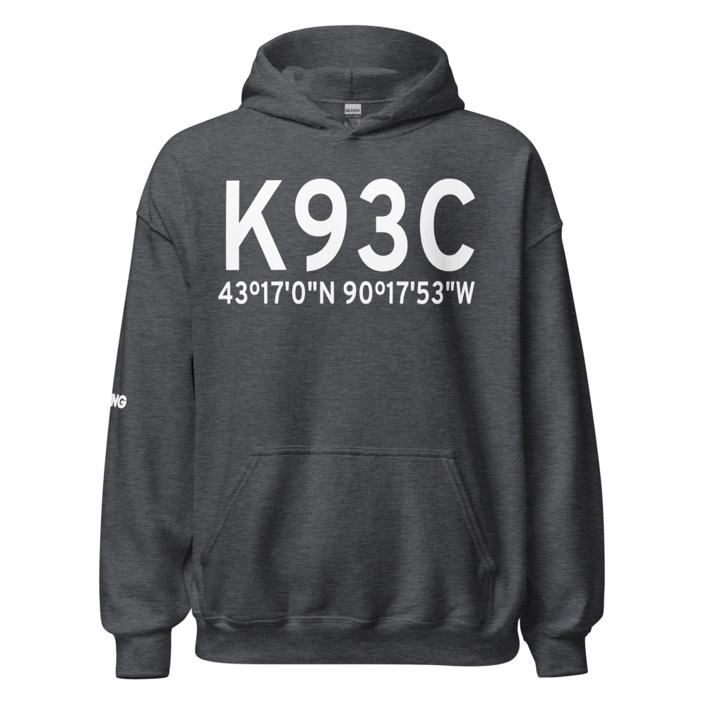 Richland Airport (K93C) ICAO Hoodie Sweatshirt 