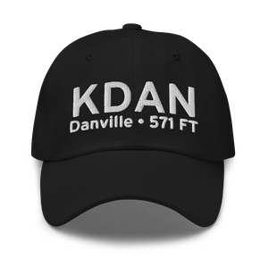 Danville Regional Airport (KDAN) ICAO Hat