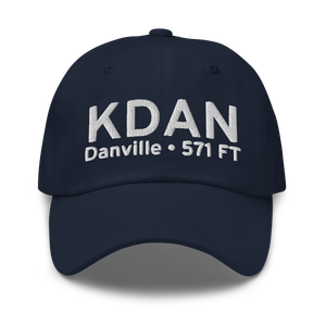 Danville Regional Airport (KDAN) ICAO Hat