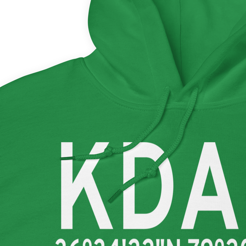 Danville Regional Airport (KDAN) ICAO Hoodie Sweatshirt 