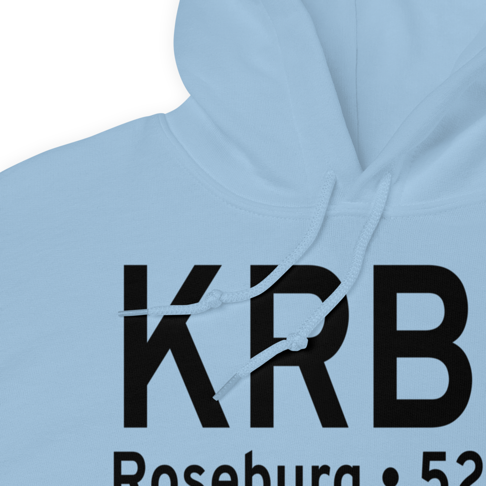 Roseburg Regional Airport (KRBG) ICAO Hoodie Sweatshirt 