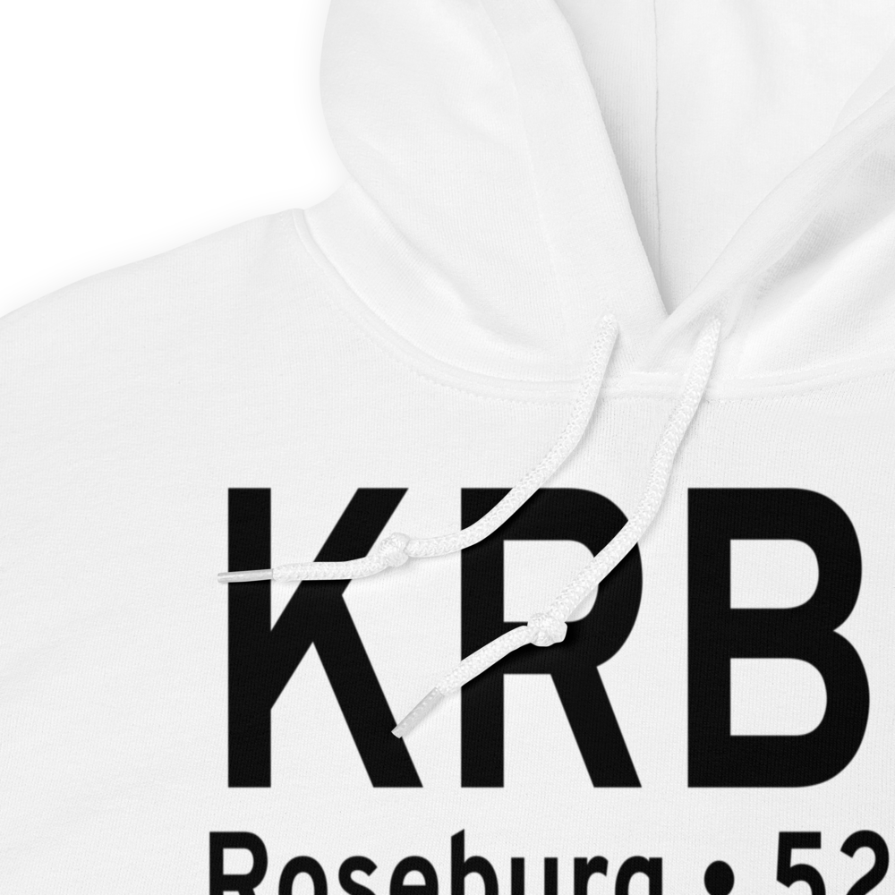Roseburg Regional Airport (KRBG) ICAO Hoodie Sweatshirt 