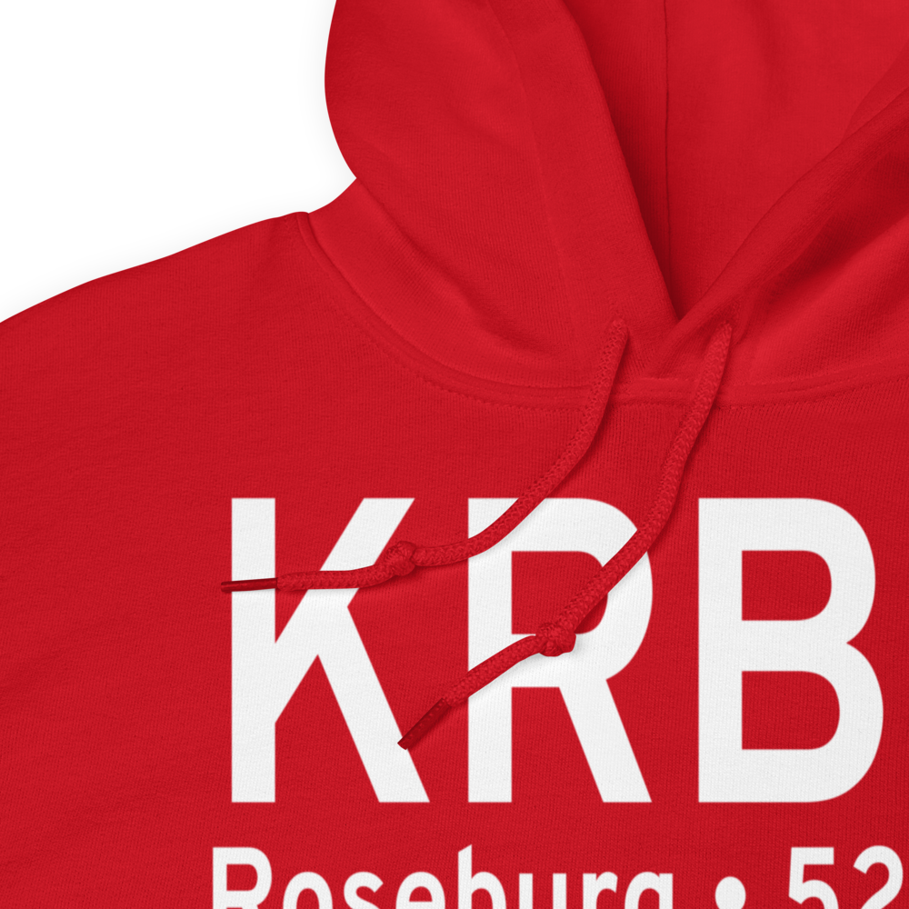 Roseburg Regional Airport (KRBG) ICAO Hoodie Sweatshirt 