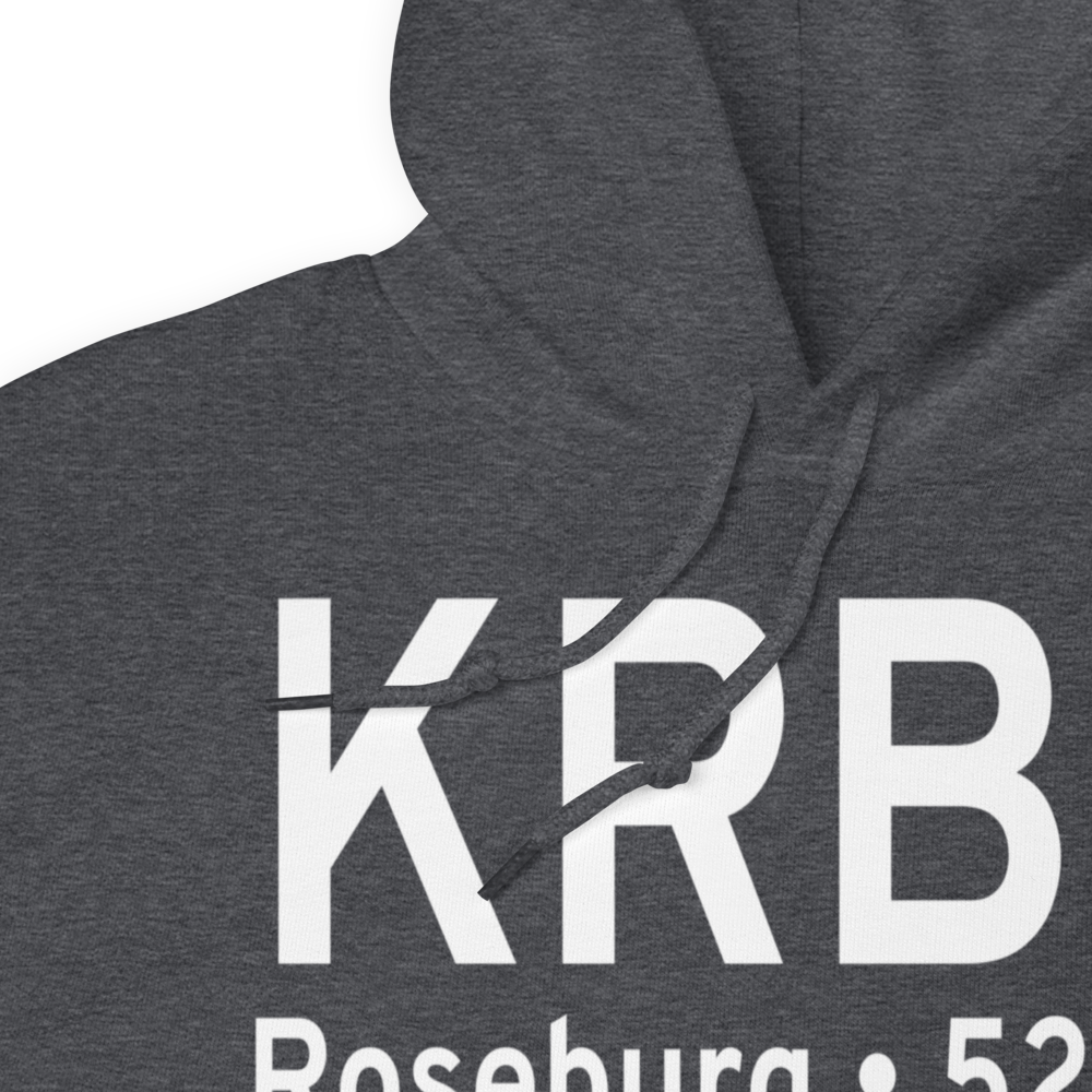 Roseburg Regional Airport (KRBG) ICAO Hoodie Sweatshirt 