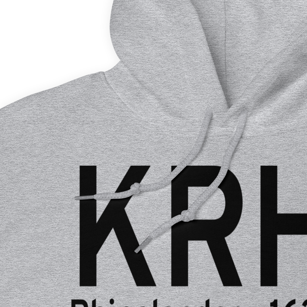 Rhinelander Oneida County Airport (KRHI) ICAO Hoodie Sweatshirt 