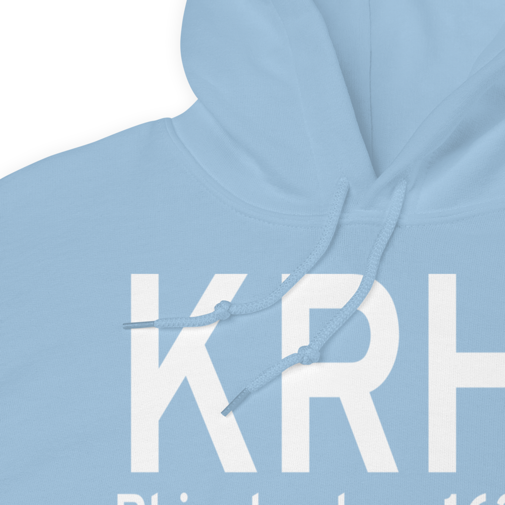 Rhinelander Oneida County Airport (KRHI) ICAO Hoodie Sweatshirt 