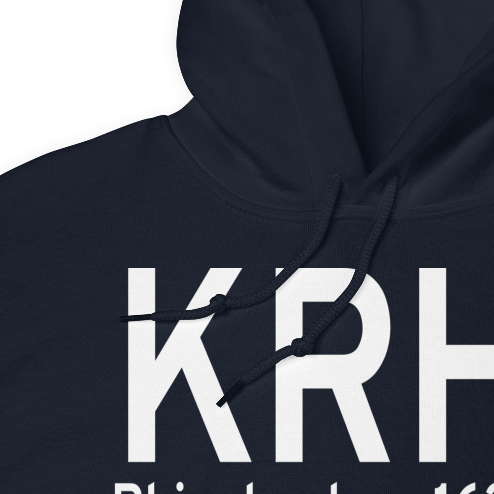 Rhinelander Oneida County Airport (KRHI) ICAO Hoodie Sweatshirt 