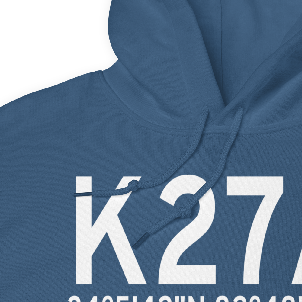 Elbert-County-Patz Field (K27A) ICAO Hoodie Sweatshirt 