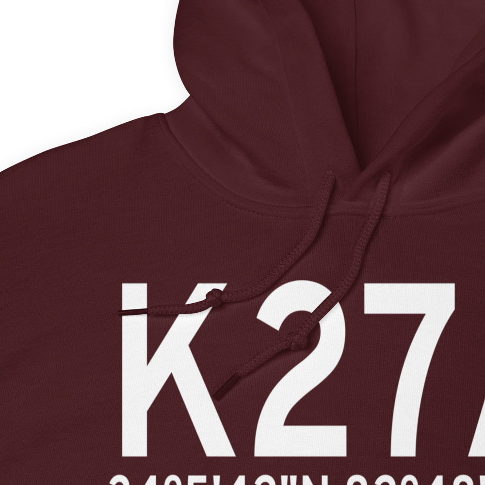 Elbert-County-Patz Field (K27A) ICAO Hoodie Sweatshirt 