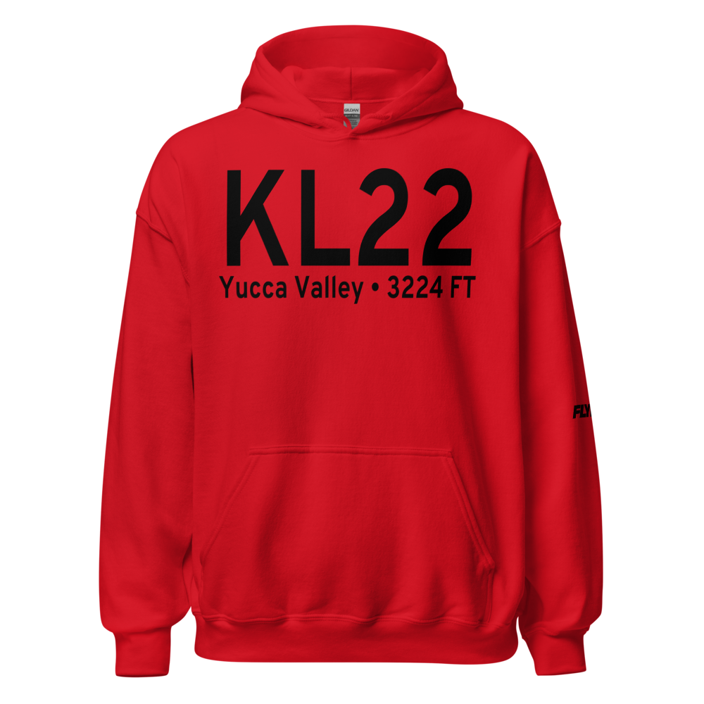 Yucca Valley Airport (KL22) ICAO Hoodie Sweatshirt 