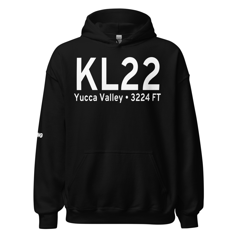 Yucca Valley Airport (KL22) ICAO Hoodie Sweatshirt 