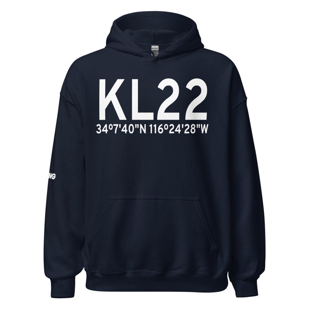 Yucca Valley Airport (KL22) ICAO Hoodie Sweatshirt 