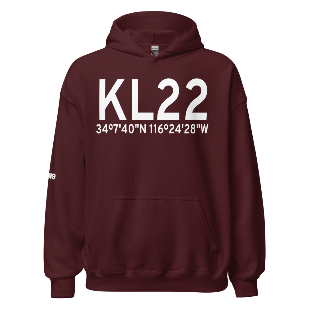 Yucca Valley Airport (KL22) ICAO Hoodie Sweatshirt 