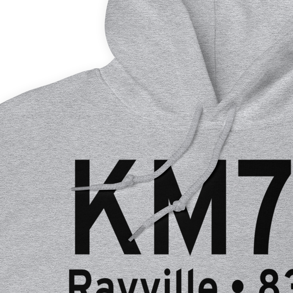 John H Hooks Jr Memorial Airport (KM79) ICAO Hoodie Sweatshirt 