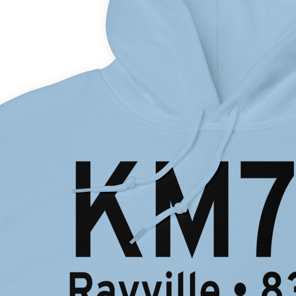 John H Hooks Jr Memorial Airport (KM79) ICAO Hoodie Sweatshirt 