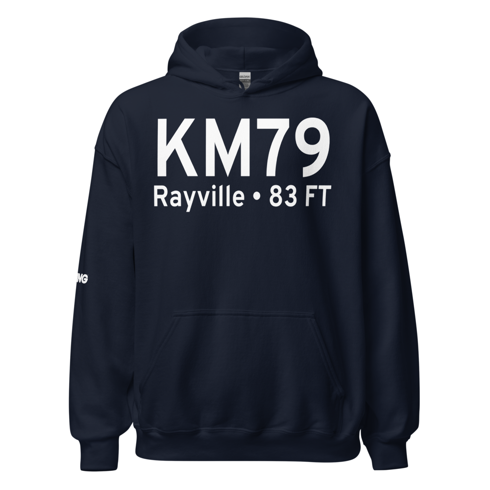 John H Hooks Jr Memorial Airport (KM79) ICAO Hoodie Sweatshirt 