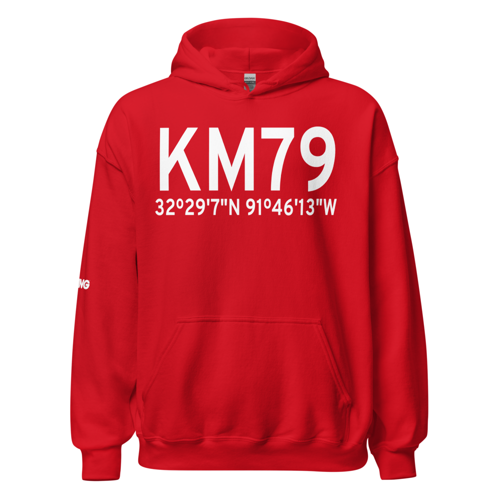 John H Hooks Jr Memorial Airport (KM79) ICAO Hoodie Sweatshirt 