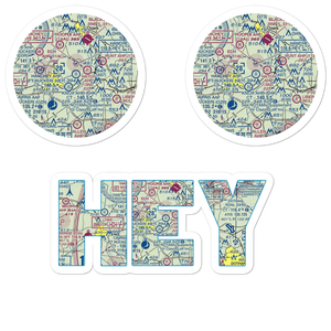 Hanchey Army (Fort Rucker) Heliport (HEY) VFR Sectional Sticker Pack