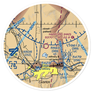 Harford Field (HAD) VFR Sectional Sticker (20 mile)