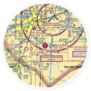 River Falls Airport (H81) VFR Sectional Sticker (30 mile)
